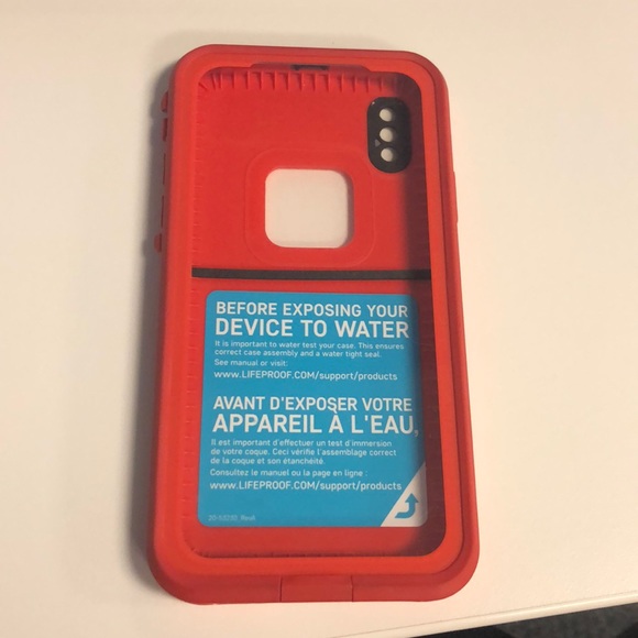 Lifeproof fre iphone x red Clearance